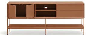 Téglavörös TV-állvány 175x74x45 cm Platt – Teulat