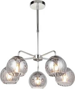 Endon glamour csillár dimple króm füstös tükörüveg end97972