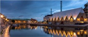 Vízcsatorna képe - Göteborg (120x50 cm)