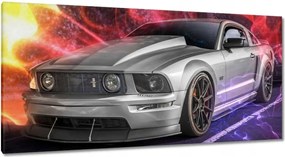 Vászonkép 115x55 Nyolchengeres Mustang