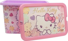 Hello Kitty Pastel műanyag tároló doboz 7 L