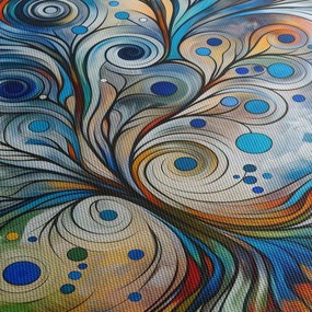 Kép – Színes energikus fa (120x50 cm)