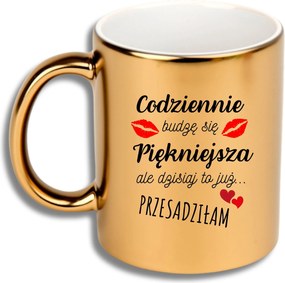 Arany Bögre Ajándék Különböző Alkalmakra Ajándék Minden Nap Szebb