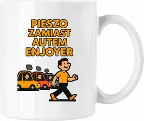 Bögre Gyalog Autó helyett Enjoyer Fehér 330ml