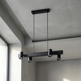 BRILAGI - LED RGBW dimmelhető kábelen függesztett csillár SELE 4xGU10/6,5W/230V fekete
