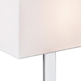 RENDL PLAZA M stolní bílá chrom 230V LED E27 15W