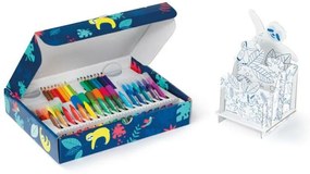 Színezőkészlet, írószertartóval, 50 darabos, MAPED CREATIV (IMAC907037)