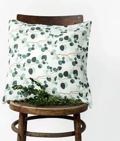 Len párnahuzat 40x40 cm Eucalyptus – Linen Tales