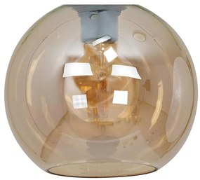 SOFIA E27 univerzális pótüveg, átmérő 20 cm, füstös bézs