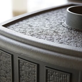 Kratki KOZA/K6/150 - 8 kW öntöttvas kandalló, 150 mm pr.