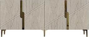 Evva 150 - Anthracite, Gold, Travertine