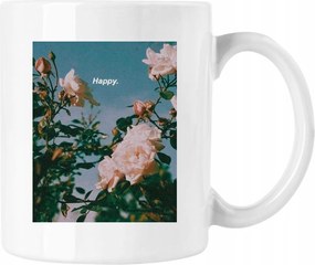 Bögre Virágok Aesthetic 3 Fehér 330ml