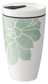 Like To Go zöld-fehér porcelán utazóbögre, 350 ml - Villeroy &amp; Boch