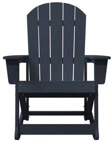 Tengerészkék Adirondack hintaszék 73.5x92x90 cm HDPE