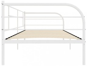 fehér fém kanapéágy-keret 90 x 200 cm