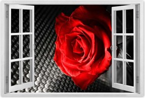 Poszterek 120x80 Piros a szürke között