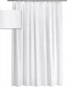 Függöny Fehér Fürdőszobai Zuhanyfüggöny 180x200 cm