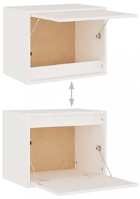 6 darab fehér tömör fenyőfa TV-szekrény