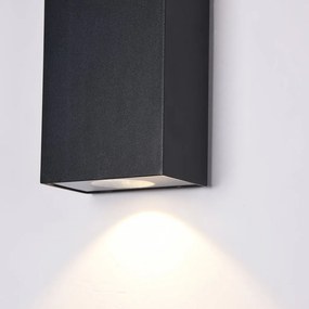 MAYTONI O581WL-L6B TIMES Modern Kültéri Fali Lámpa Fekete LED IP54