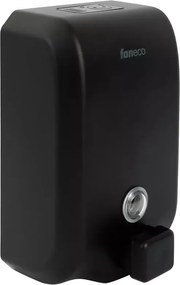 Falra szerelhető folyékony szappan adagoló Faneco Top Black 1000 ml fekete acél
