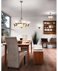 EGLO 85859 - MARBELLA fali lámpa 1xE14/40W bronz