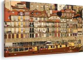 Kép - Vízparti negyed, Portugália (90x60 cm)