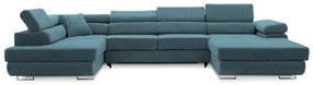 Szétnyitható sarok kanapé RIGATTO II PRO 2 Bal Kék
