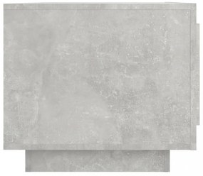 betonszürke szerelt fa dohányzóasztal 102x 50 x 45 cm