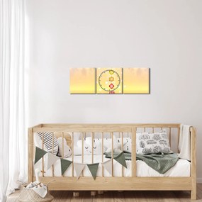 Kép - Csakrák (órával) (90x30 cm)