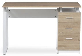 Irodai Íróasztal 120×60 cm, Sonoma Tölgy Melamin. APC-3218 SON