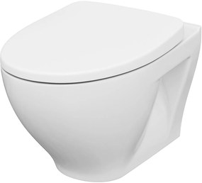 Cersanit Moduo miska WC wisząca Clean On z deską wolnoopadającą Slim Wrap EcoBox biały K701-262-ECO