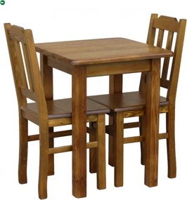 Étkezőasztal kocka 60x60 tölgy