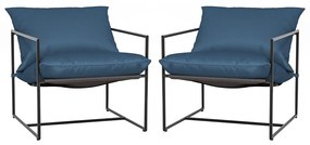 Fémvázas szék párnával 2db