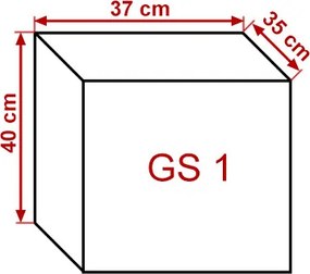 prince panama gs1 szekrény elem magasfényű fekete