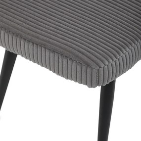 Pihenőfotel lábtartóval L7285 GREY6, szürke