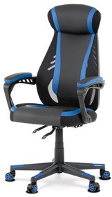 Kék Ekobőr Gamer Szék, Hinta Mechanikával. KA-Y213 BLUE
