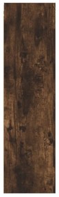 füstös tölgy színű falra szerelhető TV-szekrény 30,5x30x110 cm