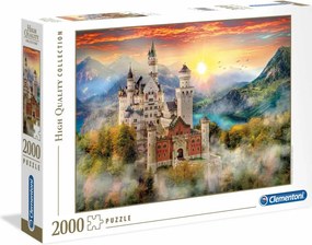 Németország Neuschwantein 2000 db-os puzzle Clementoni