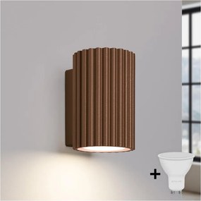 Brilagi - CRESTO LED fali lámpatest 1x GU10/10W/230V, 10 cm, barna