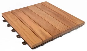 Kőrisfa padlóburkolat szett 6 db-os Thermowood - Rojaplast