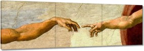 Vászonkép 60x20 Ádám teremtése