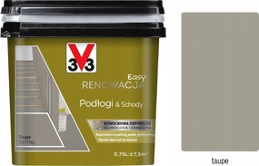 V33 Csempefesték Padlóra és Lépcsőre 0,75L Taupe szatén