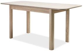Széthúzható étkezőasztal 105-140 cm Daniel (szonoma tölgy + szonoma tölgy) (4 6 fő részére). 1050100