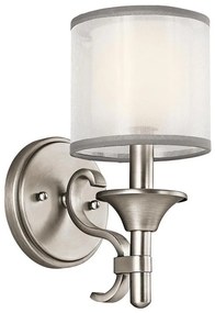 Kichler KL-LACEY1-AP - LACEY fali lámpa 1xE14/40W/230V matt króm