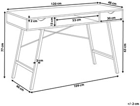 Íróasztal Clarium (világos fa). 1009756