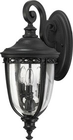 Kültéri fali lámpa Fekete ENGLISH BRIDLE ELSTEAD-FE-EB2-M-BLK