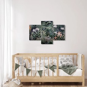 Kép - Festett dzsungel minta (90x60 cm)