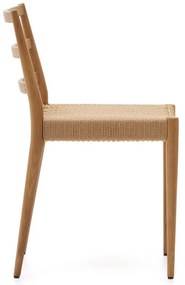 Natúr színű tölgyfa étkezőszék szett 2 db-os Analy – Kave Home