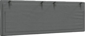 sötétszürke szövet fejtámla párna Hanko 140 cm