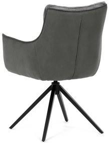 Szürke kordbársony Étkezőszék. DCH-D1345 GREY2